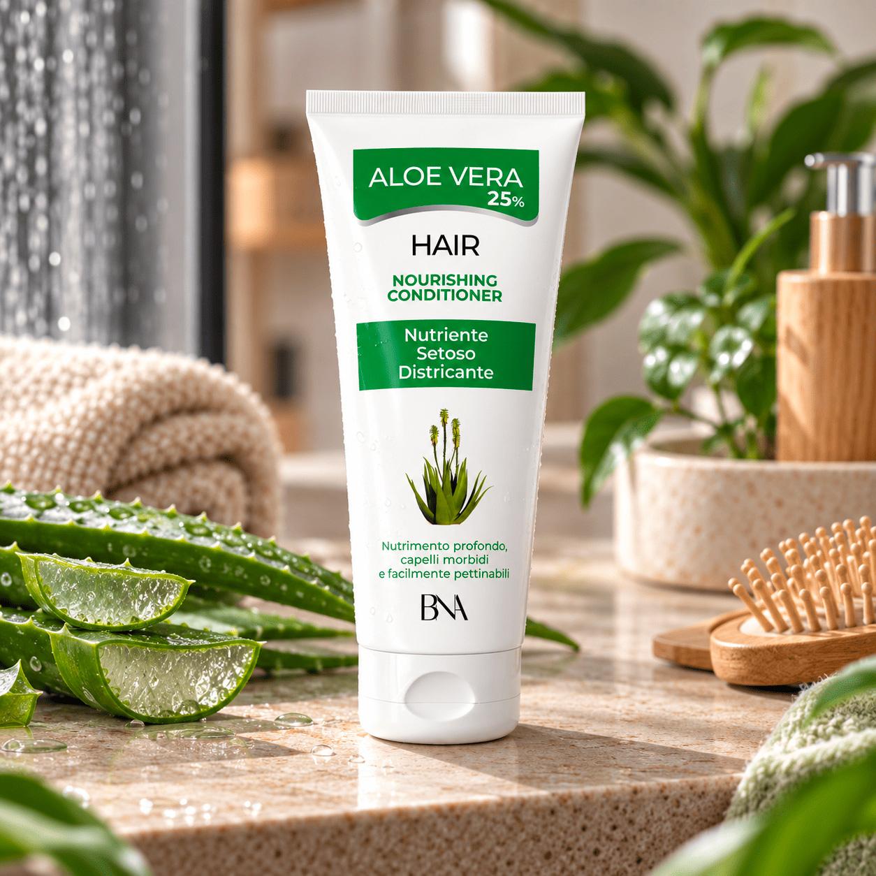 Balsam hrănitor pentru păr cu aloe vera Etna Wellness