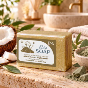 Săpun artizanal argilă verde Etna Wellness