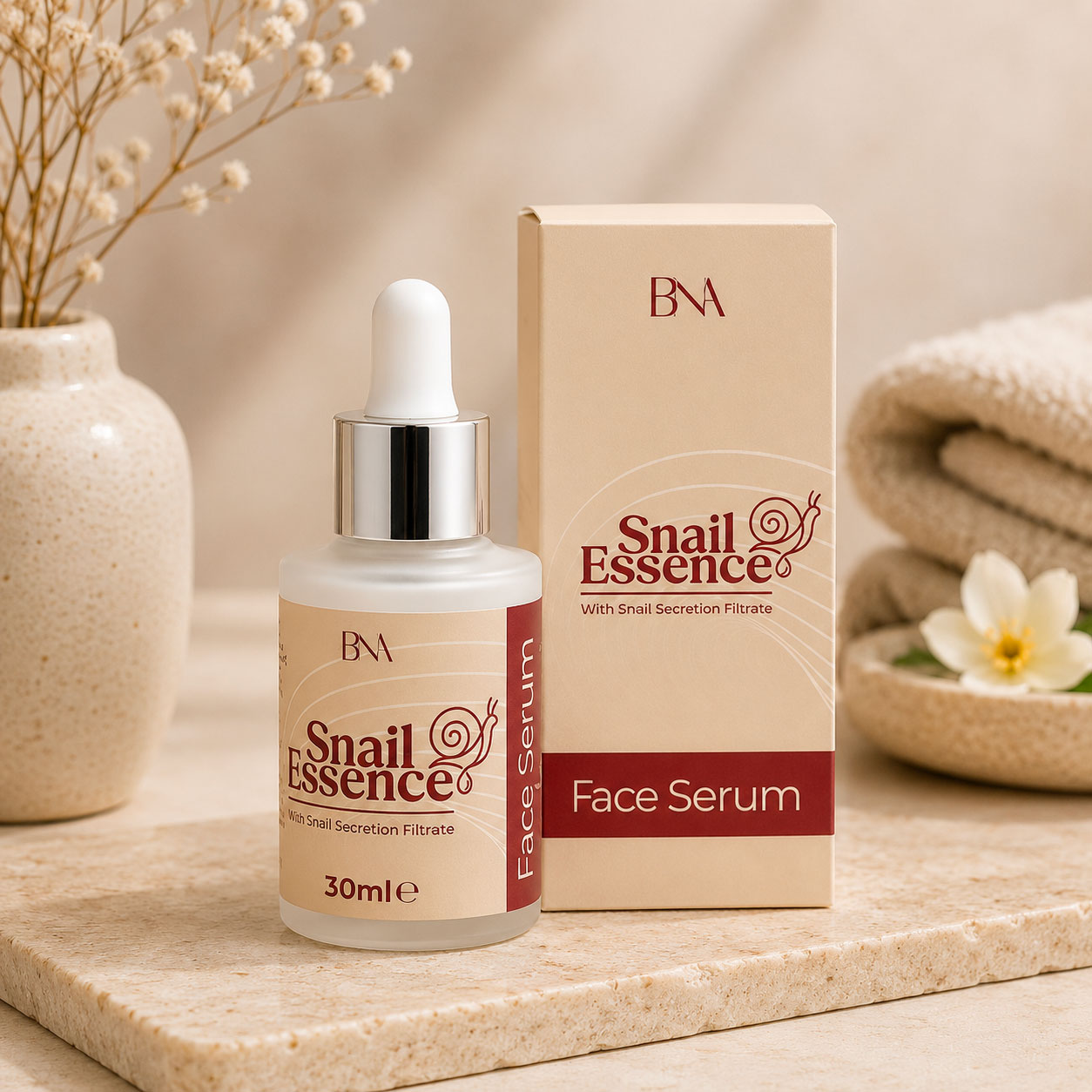 Snail essence face serum Etna Wellness