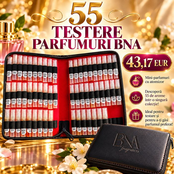 Set 55 testere parfumuri BNA Etna Wellness